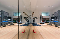 Exercise Room with Doorstop ~ Residential